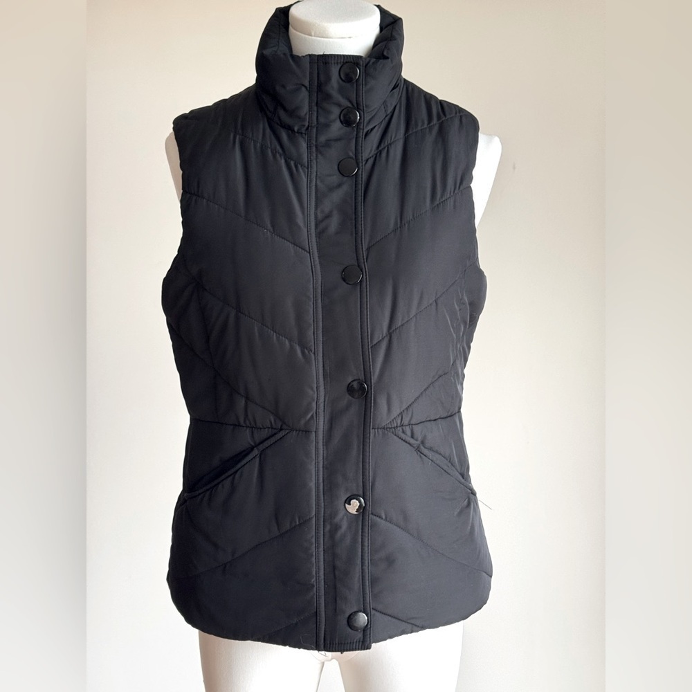Banana Republic Puffer Vest Size XS Black